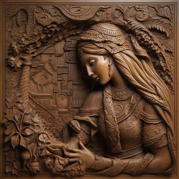 نموذج ثلاثي الأبعاد لآلة CNC 3D Art 